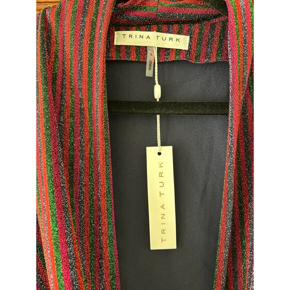 Trina Turk Sophie Top- shimmery multicolor size small NWT - Picture 3 of 8